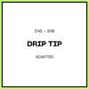 810 / TFV to 510 drip tip adapter adaptor - Vapeology