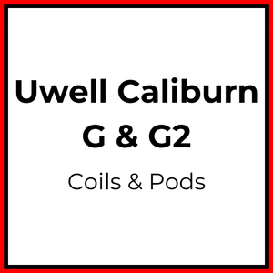 Uwell Caliburn G G2 Replacement Coils and Pods - Vapeology