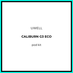 Uwell Caliburn G3 ECO Pod Kit - Vapeology