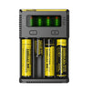 NITECORE Digicharger D4 (4 battery) LCD Smart Charger NZ/AU Plug